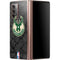 NBA Milwaukee Bucks Rusted Dark Galaxy Z Fold2 5G Skin