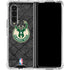 NBA Milwaukee Bucks Rusted Dark Galaxy Z Fold4 5G Clear Case