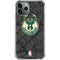 NBA Milwaukee Bucks Rusted Dark iPhone 11 Pro Max Clear Case