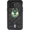 NBA Milwaukee Bucks Rusted Dark iPhone 11 Pro Waterproof Case