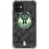 NBA Milwaukee Bucks Rusted Dark iPhone 12 Clear Case