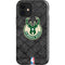 NBA Milwaukee Bucks Rusted Dark iPhone 12 Impact Case