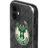 NBA Milwaukee Bucks Rusted Dark iPhone 12 Impact Case