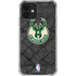 NBA Milwaukee Bucks Rusted Dark iPhone 12 Mini Clear Case
