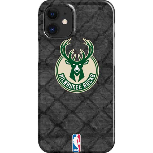 NBA Milwaukee Bucks Rusted Dark iPhone 12 Mini Lite Case