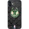 NBA Milwaukee Bucks Rusted Dark iPhone 12 Mini Skin