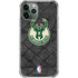 NBA Milwaukee Bucks Rusted Dark iPhone 12 Pro Clear Case