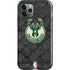 NBA Milwaukee Bucks Rusted Dark iPhone 12 Pro Max Impact Case