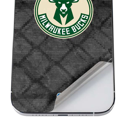 NBA Milwaukee Bucks Rusted Dark iPhone 12 Pro Max Skin
