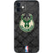 NBA Milwaukee Bucks Rusted Dark iPhone 12 Skin