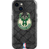 NBA Milwaukee Bucks Rusted Dark iPhone 15 Plus Impact Case