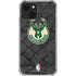 NBA Milwaukee Bucks Rusted Dark iPhone 15 Plus Clear Case