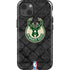 NBA Milwaukee Bucks Rusted Dark iPhone 15 Impact Case