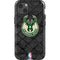 NBA Milwaukee Bucks Rusted Dark iPhone 14 Impact Case