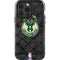 NBA Milwaukee Bucks Rusted Dark iPhone 14 Pro Impact Case