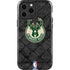 NBA Milwaukee Bucks Rusted Dark iPhone 14 Pro Max Impact Case