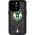 NBA Milwaukee Bucks Rusted Dark iPhone 14 Pro Waterproof Case