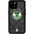 NBA Milwaukee Bucks Rusted Dark iPhone 15 Plus Waterproof Case