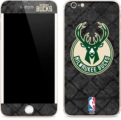 NBA Milwaukee Bucks Rusted Dark iPhone 6/6s Plus Skin