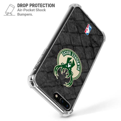 NBA Milwaukee Bucks Rusted Dark iPhone 7/8 Plus Clear Case