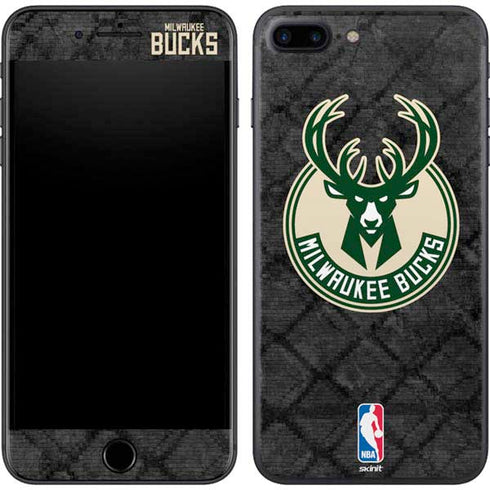 NBA Milwaukee Bucks Rusted Dark iPhone 8 Plus Skin