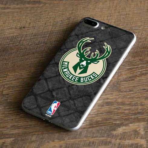 NBA Milwaukee Bucks Rusted Dark iPhone 8 Plus Skin