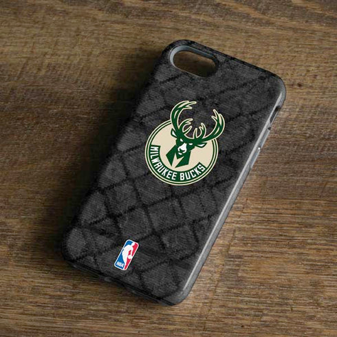 NBA Milwaukee Bucks Rusted Dark iPhone 8 Pro Case