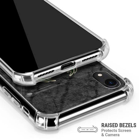 NBA Milwaukee Bucks Rusted Dark iPhone XR Clear Case