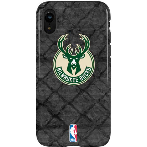 NBA Milwaukee Bucks Rusted Dark iPhone XR Pro Case