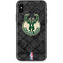 NBA Milwaukee Bucks Rusted Dark iPhone XS Skin