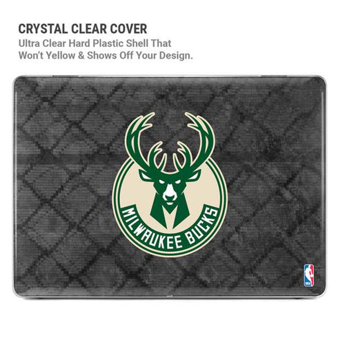NBA Milwaukee Bucks Rusted Dark MacBook Air 15in (2023-2025) Case plus Skin