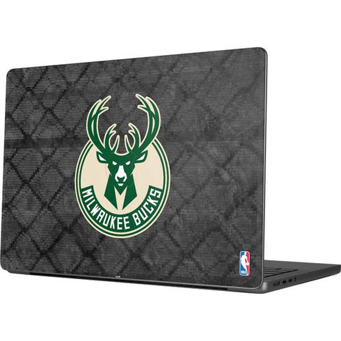 NBA Milwaukee Bucks Rusted Dark MacBook Pro 14in (2021-24) Skin