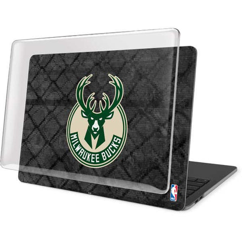 NBA Milwaukee Bucks Rusted Dark MacBook Pro 15in (2016-19) Case plus Skin