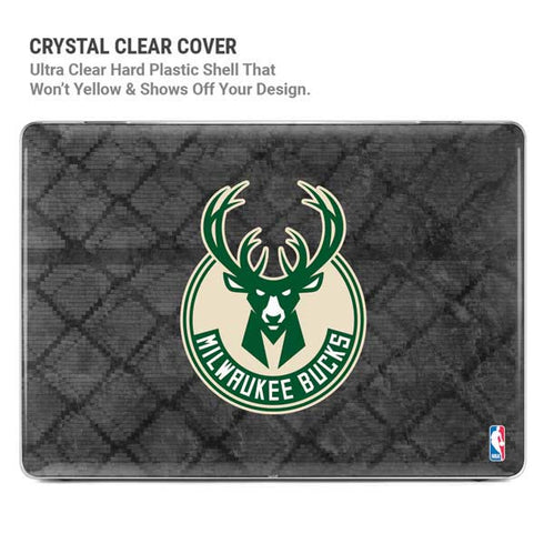 NBA Milwaukee Bucks Rusted Dark MacBook Pro 16in (2021-25) Case plus Skin