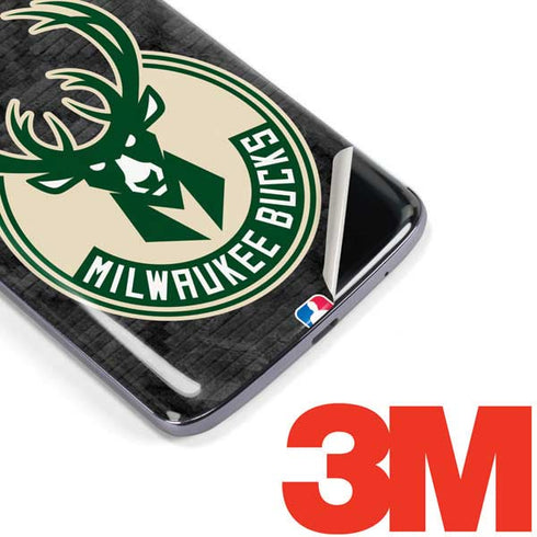 NBA Milwaukee Bucks Rusted Dark Moto E5 Plus Skin