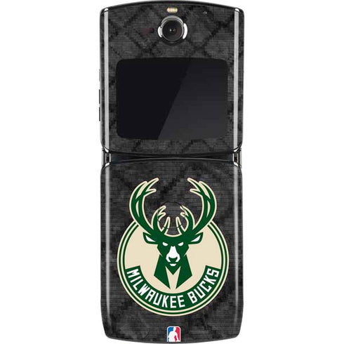 NBA Milwaukee Bucks Rusted Dark Motorola RAZR Skin