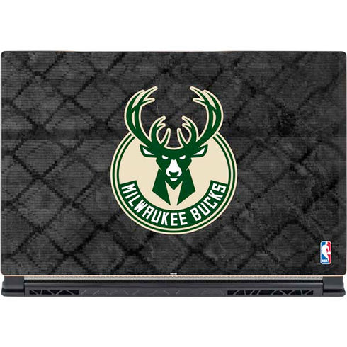 NBA Milwaukee Bucks Rusted Dark MSI GS65 Stealth Laptop Skin