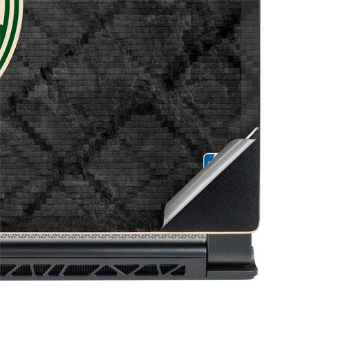 NBA Milwaukee Bucks Rusted Dark MSI GS65 Stealth Laptop Skin