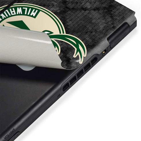 NBA Milwaukee Bucks Rusted Dark Nintendo Switch Bundle Skin