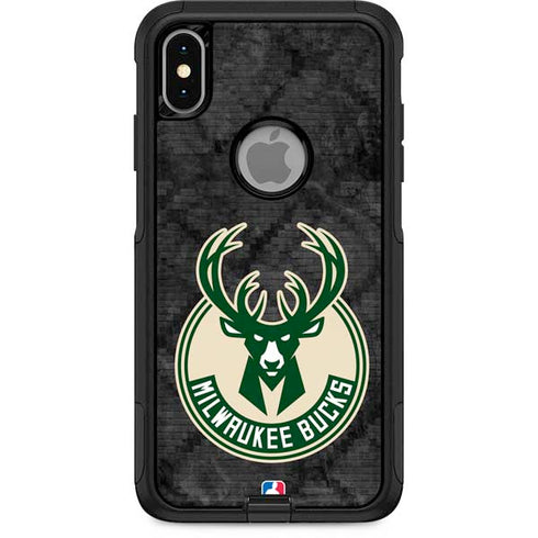 NBA Milwaukee Bucks Rusted Dark Otterbox Commuter iPhone Skin