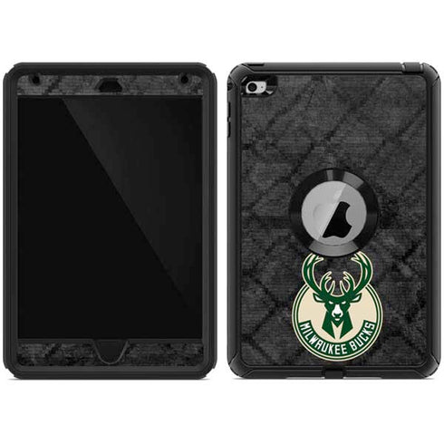 NBA Milwaukee Bucks Rusted Dark Otterbox Defender iPad Skin