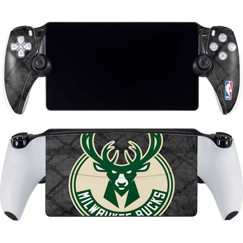 NBA Milwaukee Bucks Rusted Dark PlayStation Portal Remote Player Skin