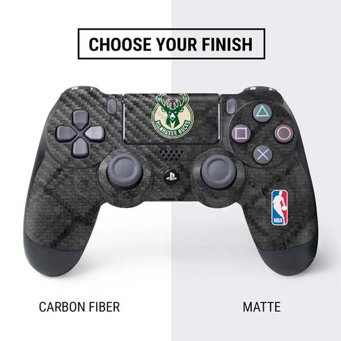 NBA Milwaukee Bucks Rusted Dark PS4 Controller Skin