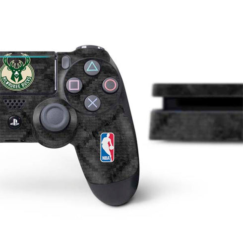 NBA Milwaukee Bucks Rusted Dark PS4 Slim Bundle Skin