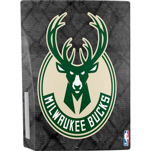 NBA Milwaukee Bucks Rusted Dark PS5 Console Skin