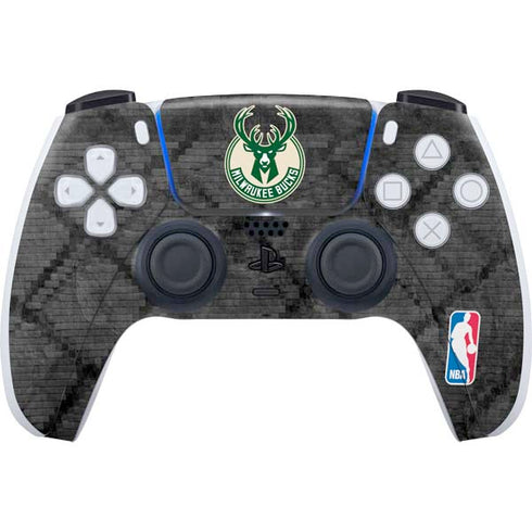 NBA Milwaukee Bucks Rusted Dark PS5 Controller Skin