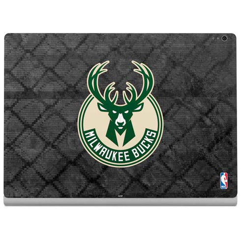 NBA Milwaukee Bucks Rusted Dark Surface Book 2 13.5in Skin
