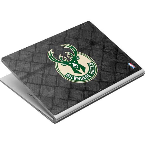 NBA Milwaukee Bucks Rusted Dark Surface Book Skin