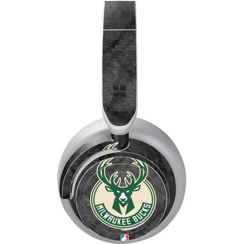 NBA Milwaukee Bucks Rusted Dark Surface Headphones Skin
