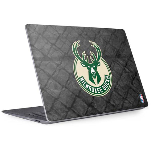 NBA Milwaukee Bucks Rusted Dark Surface Laptop 2 Skin